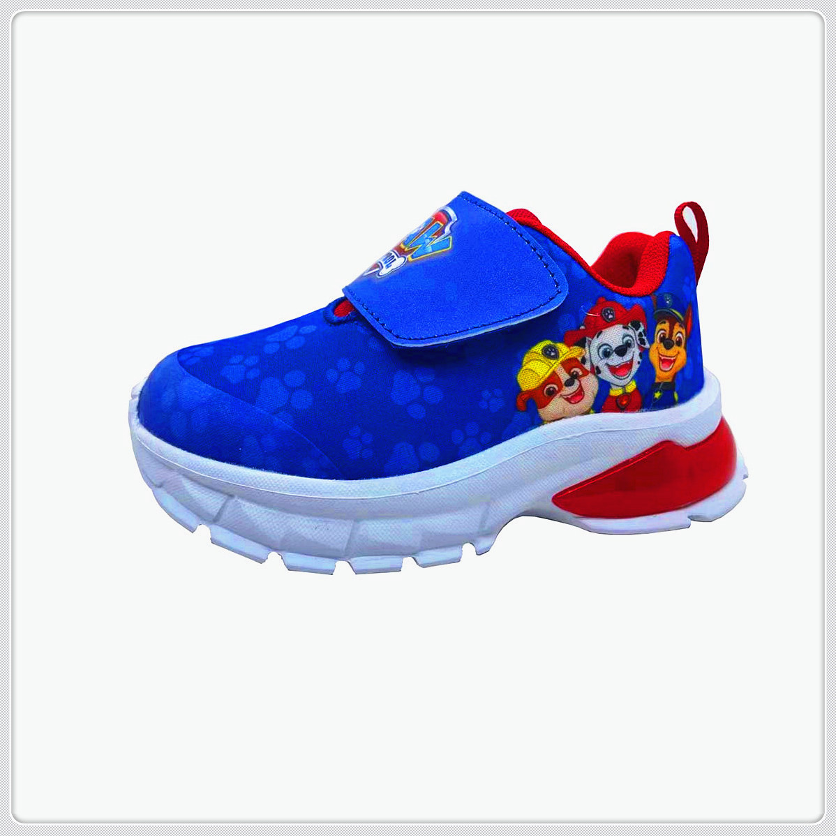 Kid Shoes, Sneaker Shoes, Children Shoes   Mesh+PU with PVC Patch on Upper, PU Velcro EVA Outsole