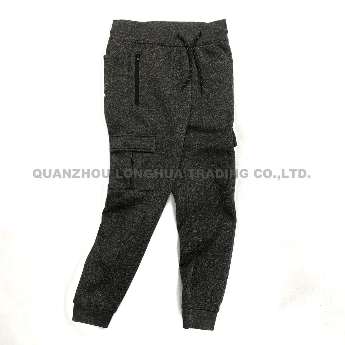 Men′s and Boy′s Joggers Knitwear Casual Cargo Jogging Pants Trousers Apparel Kids Wear Polyester Fleece Joggers Yarn Dyed