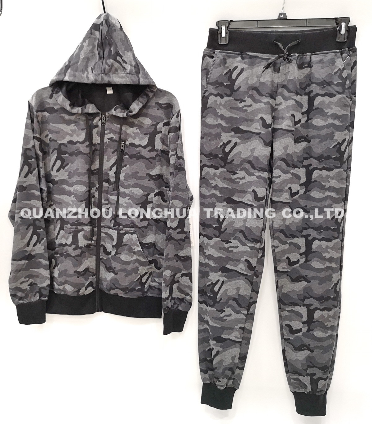 Men's Jacket Boy's Jacket Camo Printing Sportwear Hoody Jacket Joggers Pants Tracksuit Fashion Clothing Outdoor Casual Clothes