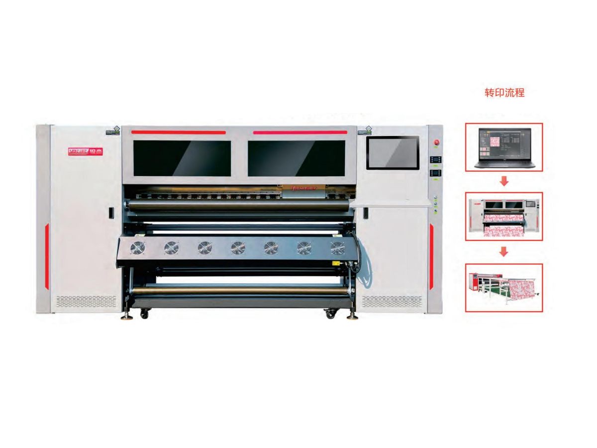 Rui Jie 8-head heat sublimation printer