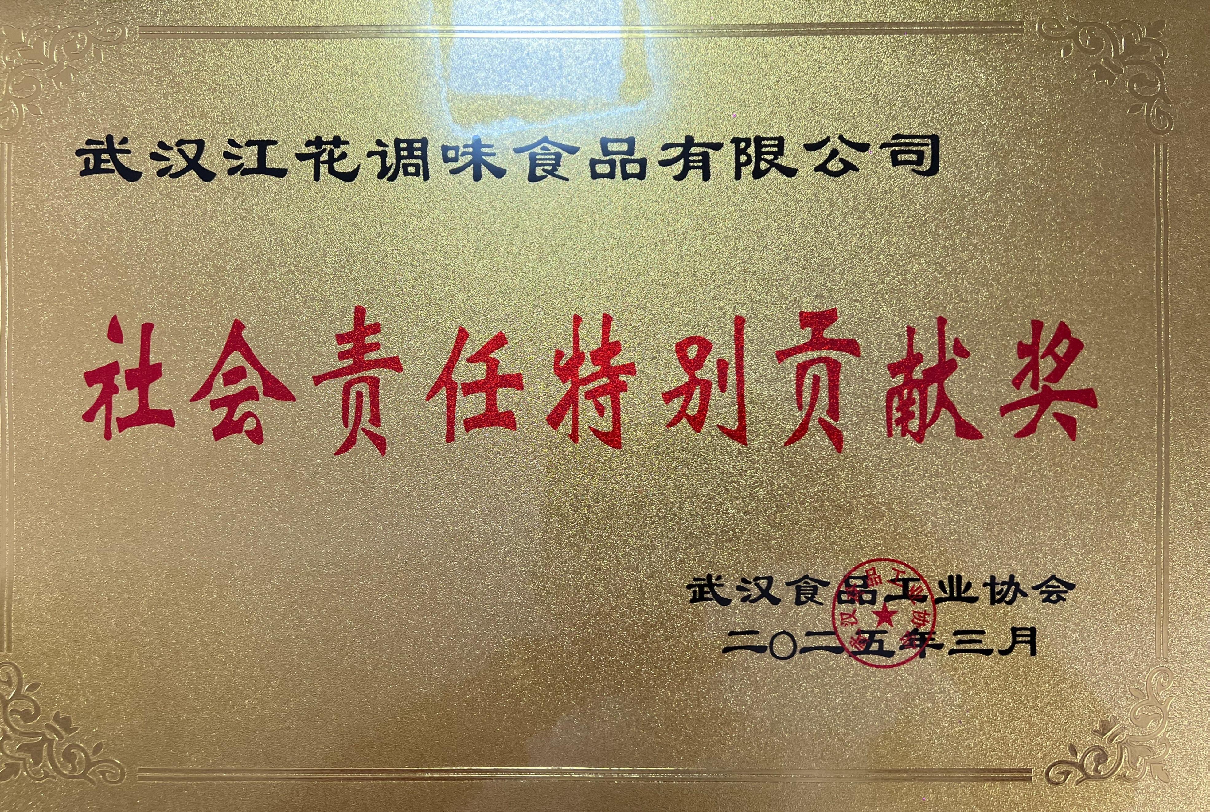 社会责任特别贡献奖 社会责任特别贡献奖