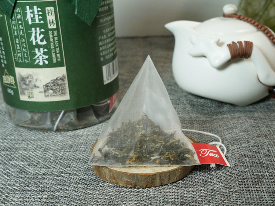 三角包桂花綠茶 60g