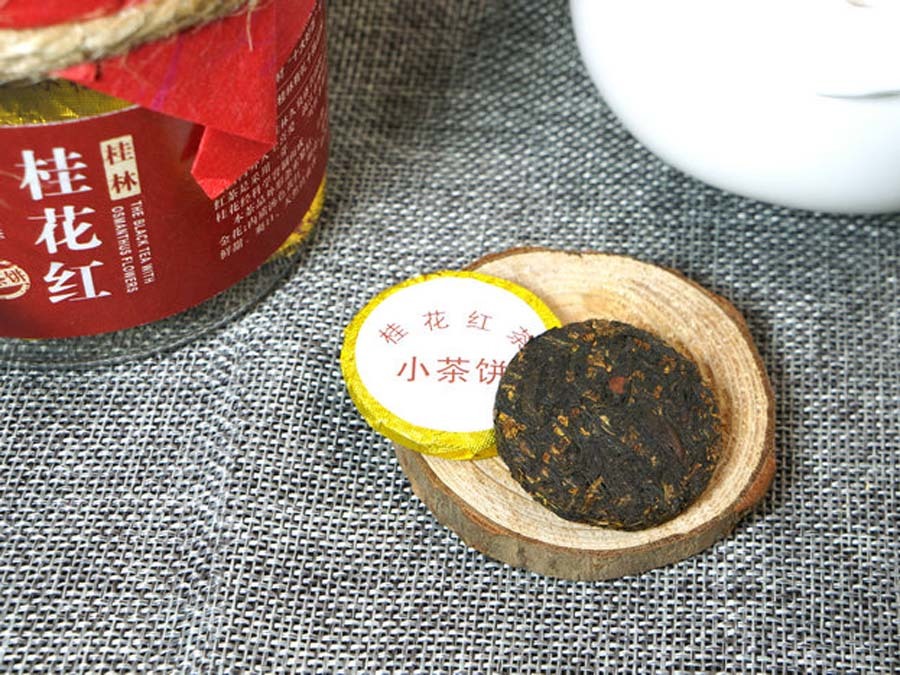 小茶餅桂花紅茶 125g 