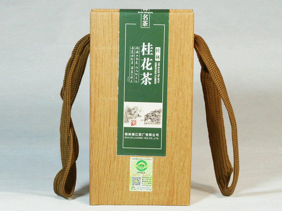 紙盒桂花綠茶125g 