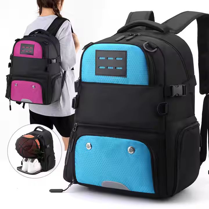 Unisex Sports Bags for Children Waterproof Zipper Closure Fashionable Polyester Lining Logo Option