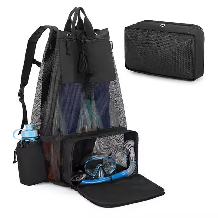 Breathable Mesh Polyester Diving Bag With Foldable Design Ideal for Portable Surfing Outdoor Activities