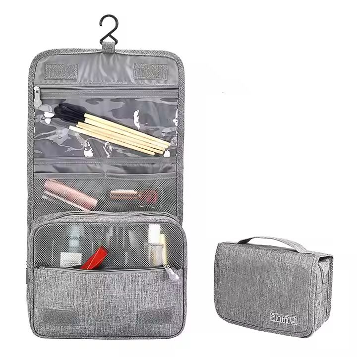 Waterproof Expandable Beauty Hanging Cosmetic Bag Travel Toiletry Bag for Men Women