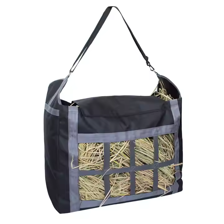 Feeding Bag With Webbing Net Durable Horse Feeder Bag