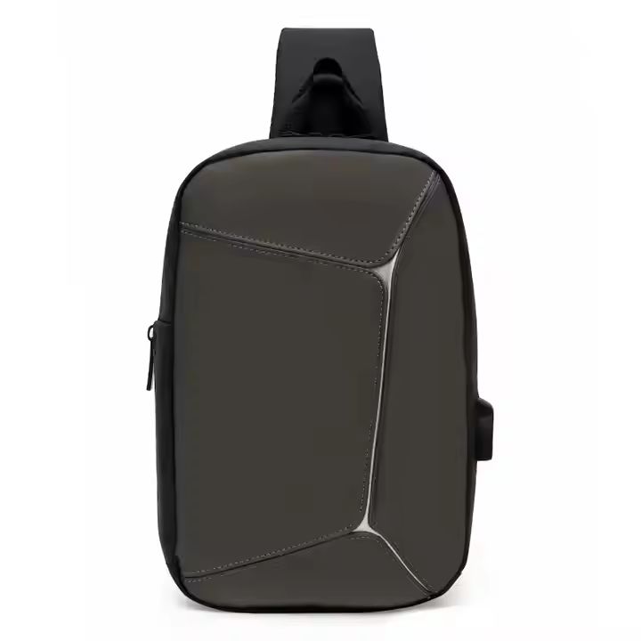 Lightweight Waterproof Usb Charge Sport Crossbody Shoulder Bag
