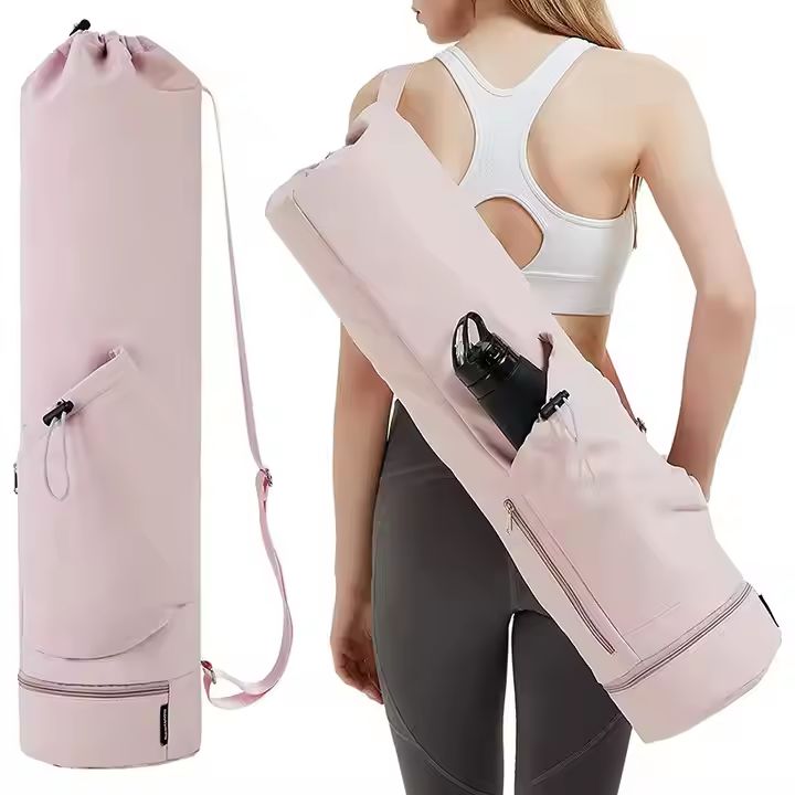 Gym Bag with Adjustable Shoulder Strap Portable Polyester Yoga Mat