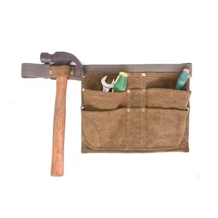 Waterproof Durable Carpenter Work Canvas Tool Waist Pouch Belt Bag