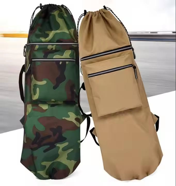 Outdoor Carrying Backpack for Skateboard Travel 90mm Wheel Size Color Selection for Adults