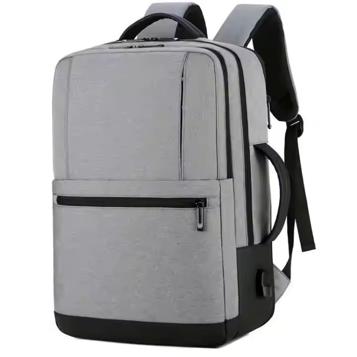 Polyester Business Laptop Backpack Multifunctional Durable Adjustable Travel Bag