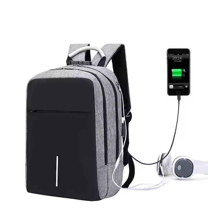 Men Business Waterproof Large Capacity University Student Laptop Bag