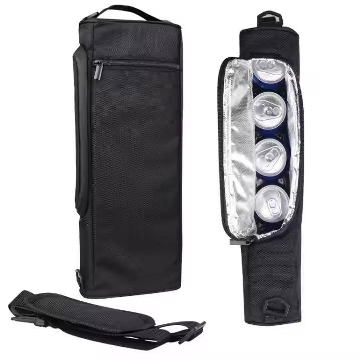 Insulated Golf Beer 6 Can Adjustable Portable Cooler Tote Bag