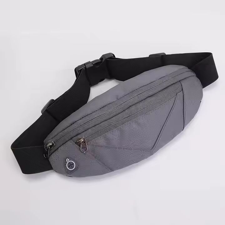 Multifunction Fitness Fanny Pack Durable Lightweight Summer Waist Bag Unisex Zipper for Travel