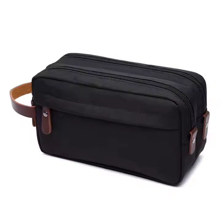 Large Capacity Polyester for Men Zipper Pouch Fashion Square Toiletry Bag Bag Star