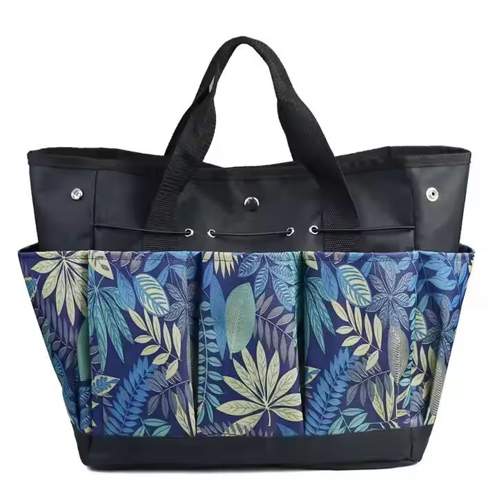 Multifunctional Canvas Garden Tool Pocket Large Capacity Garden Tool Storage Bag