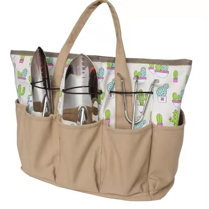 Outdoor Portable High Quality Multifunctional Canvas Garden Tool Storage Bag