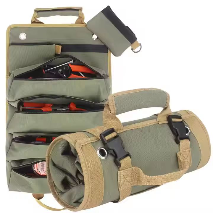 Heavy Duty Tool Bag With Id Pocket Durable Tool Organizer Bag Rolling Tool Bag