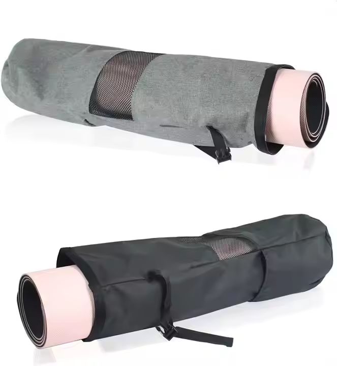 Foldable Portable Yoga Mat Gym Bag with Pockets Stylish Fitness Accessories