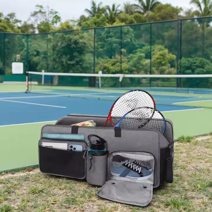 Pack Outdoor Sports Bag with Zipper Pocket Multi-function Outdoor Gym Sports Tote Pickleball Racket Bag Back