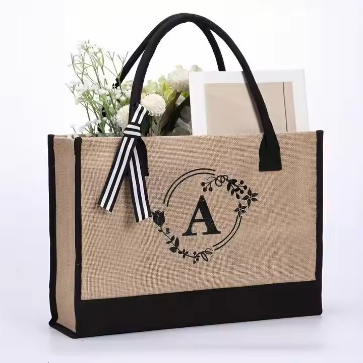 Eco-friendly Gift Bag Extra Large Reusable Natural Jute Bag