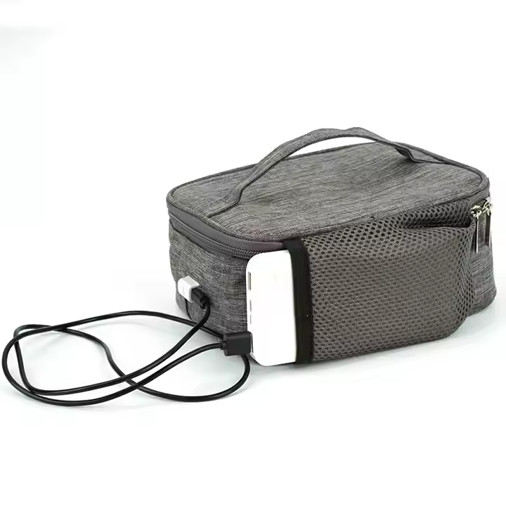 Portable Outdoor Office Insulated Lunch Cooler Usb Heating Bag