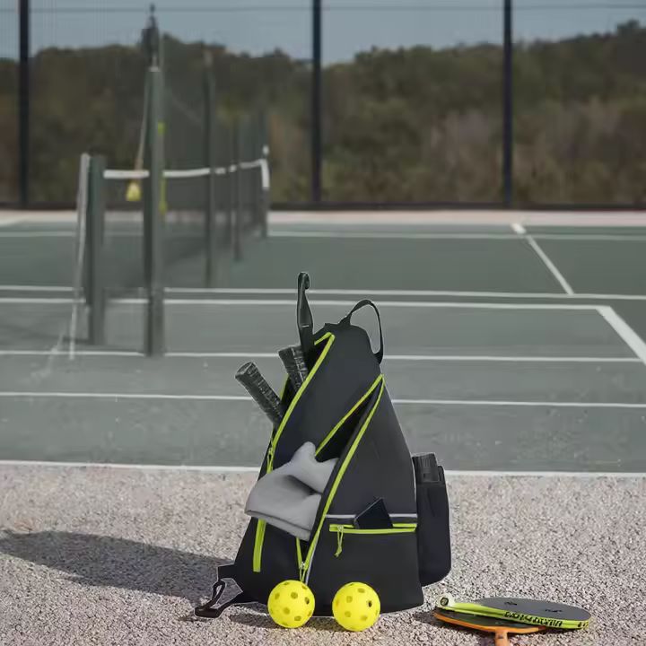Pickleball Backpack Lightweight Large Capacity Zipper Closure for Men Women's Outdoor Activities