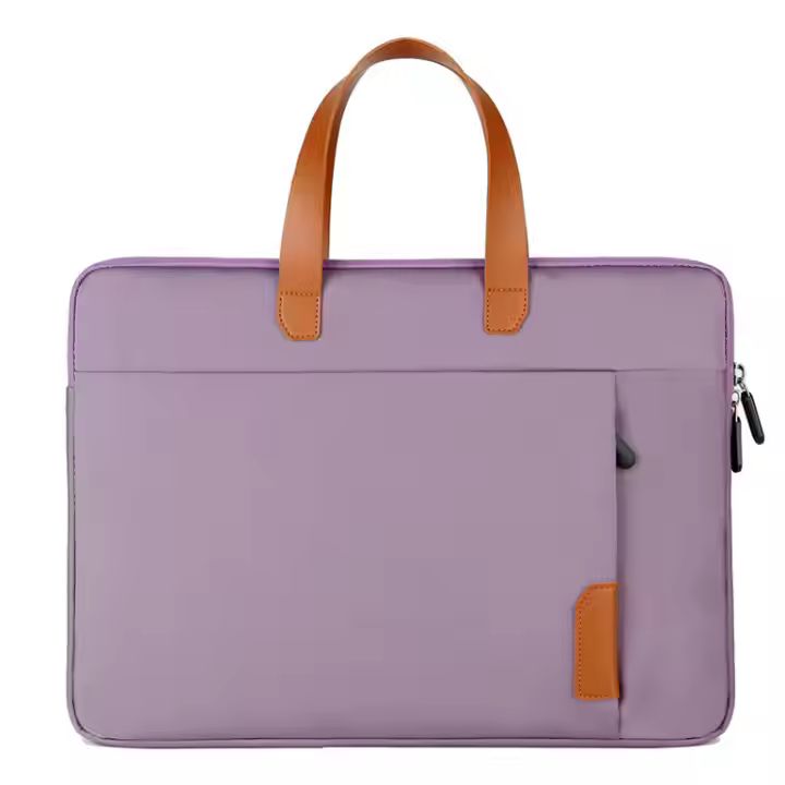 Waterproof Portable Pu Leather Shockproof Women Laptop Bag