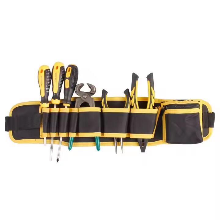 Multiple Pockets Hardware Kits Carry Pouch Heavy Duty Mechanic Electrical Tool Belt Bags