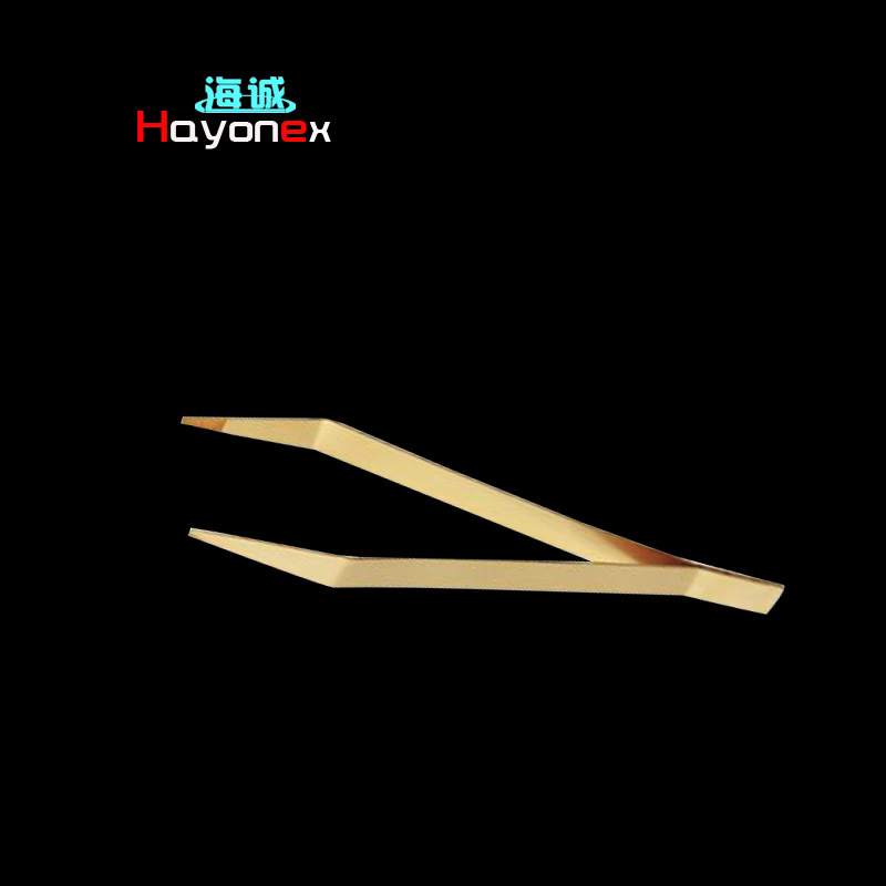 Tweezers,Flat nose HY1627A