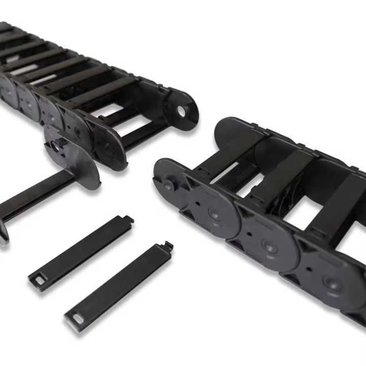 Wholesale EN25/35 Plastic Flexible Cnc Track Chain Nylon Cable Drag Chain Wire Protection Carrier for Robot CNC Machines