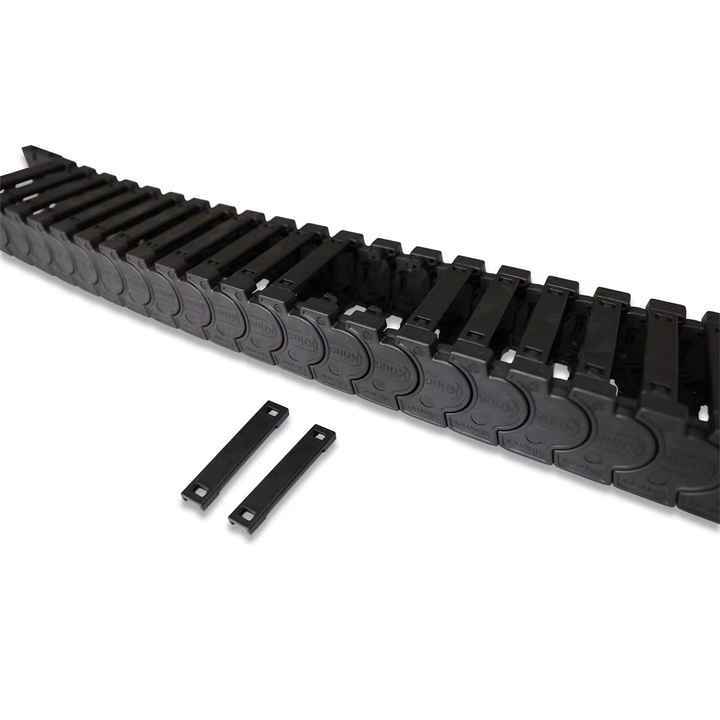 JQ/JF High Speed Slient Nylon Drag Chains Cable Energy Chain for Machines CNC