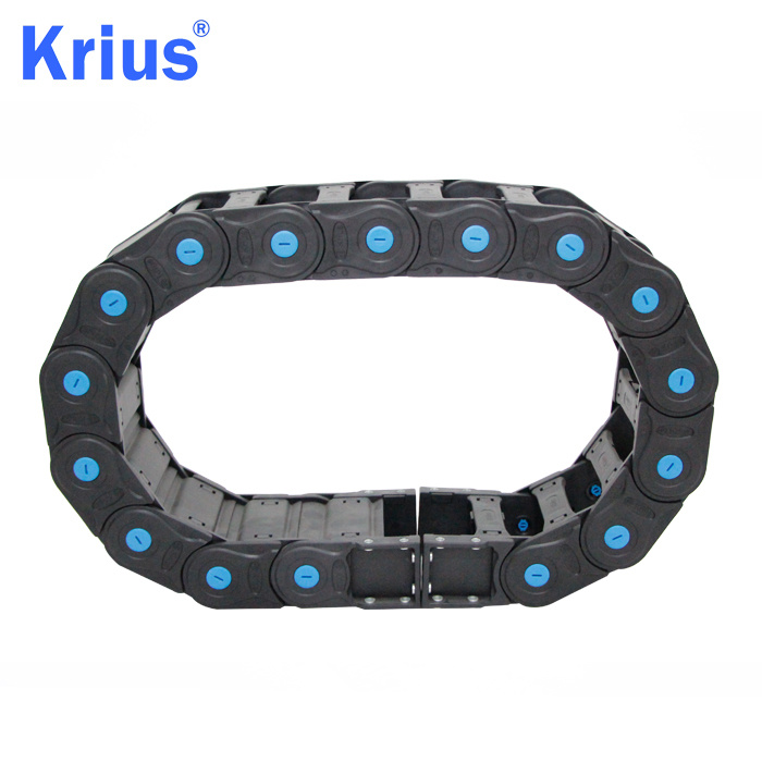 JQ/JF High Speed Slient Nylon Drag Chains Cable Energy Chain for Machines CNC