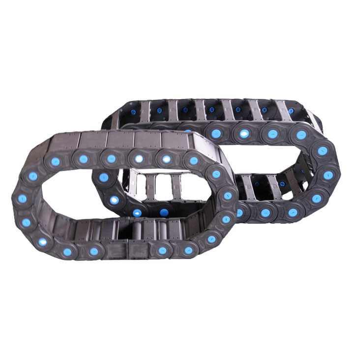 JQ/JF High Speed Slient Nylon Drag Chains Cable Energy Chain for Machines CNC