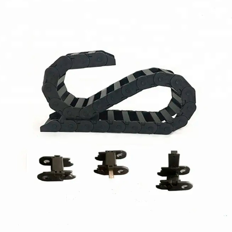 Krius S-Shaped Nylon Rotation Energy Chain Plastic Tow Chains Cable Carrier Drag Chain Protecting Cable