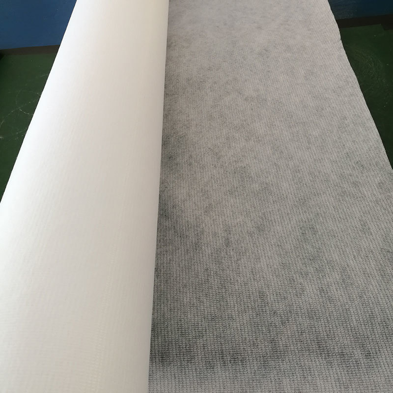 Waterproof sewn polyester fabric