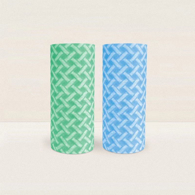 Clean spunlaced non-woven fabric