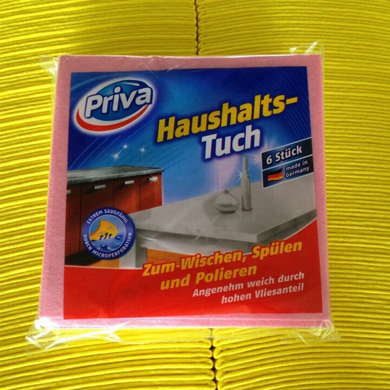 Needle punched cloth cleaning cloth