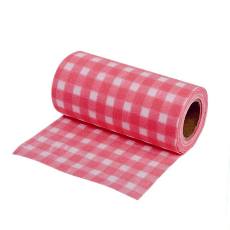 Clean spunlaced non-woven fabric
