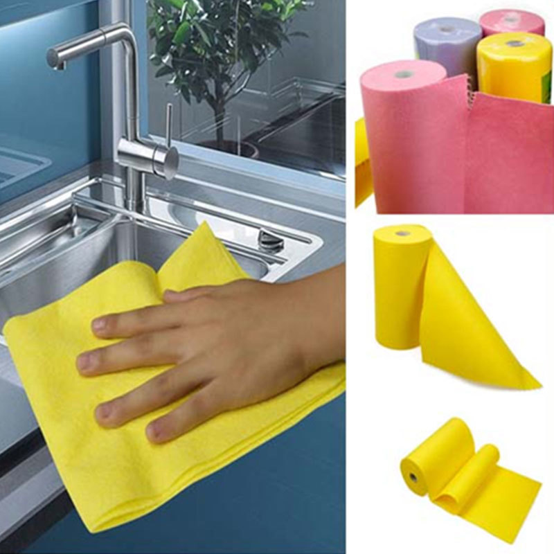 Needle punched cloth cleaning cloth