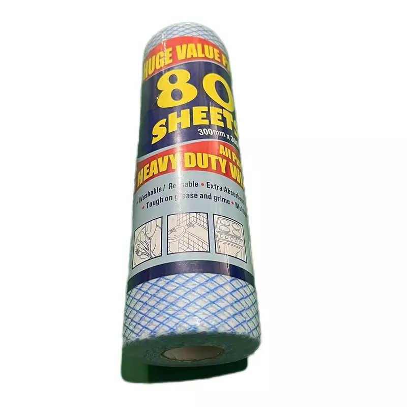 Chemically bonded non-woven fabric for Cleaning