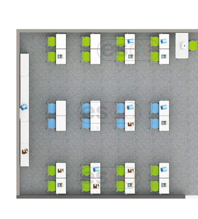 Trapezoid Student Desks: Unique Design for Enhanced Interaction