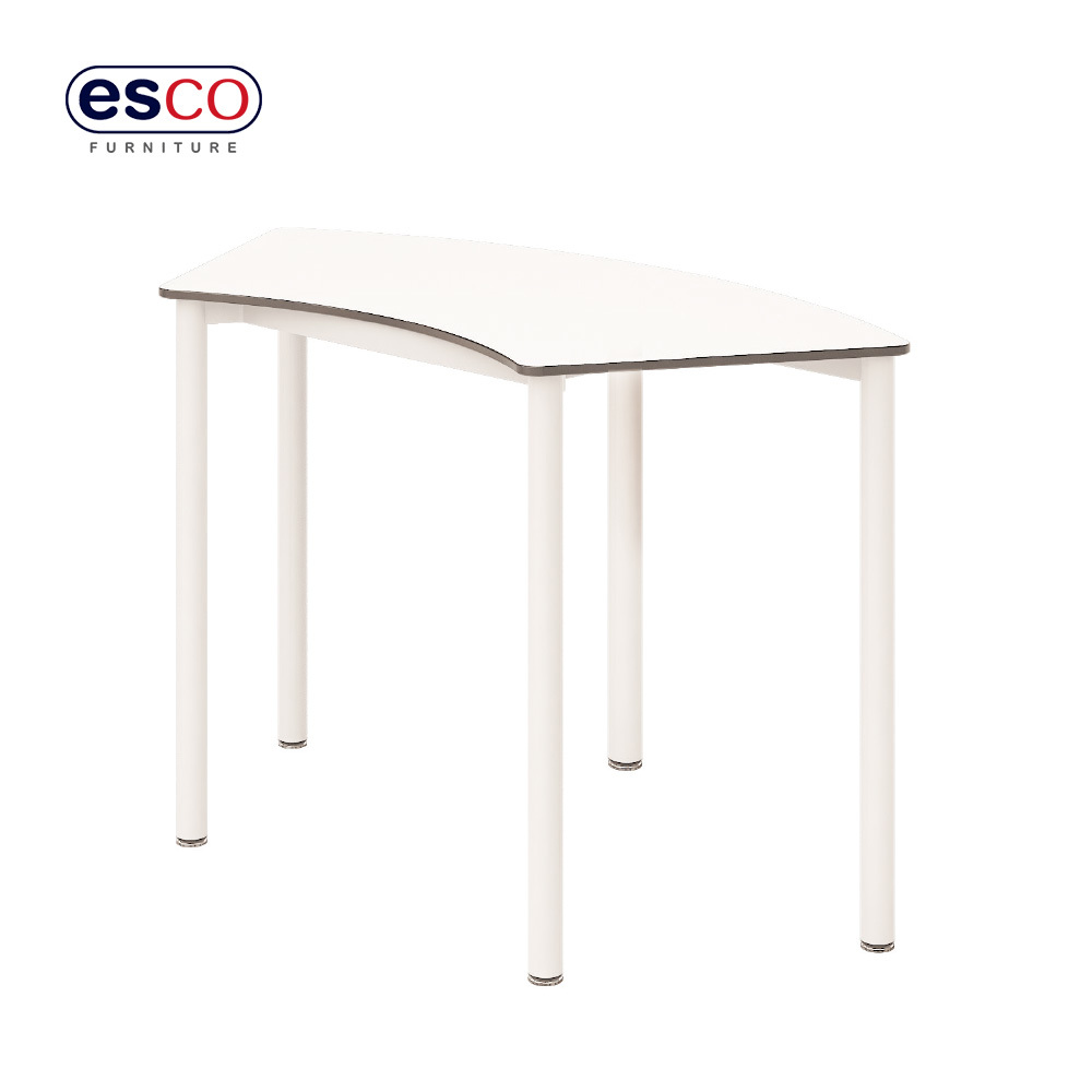 Collaborative half circle adjustable classroom tables