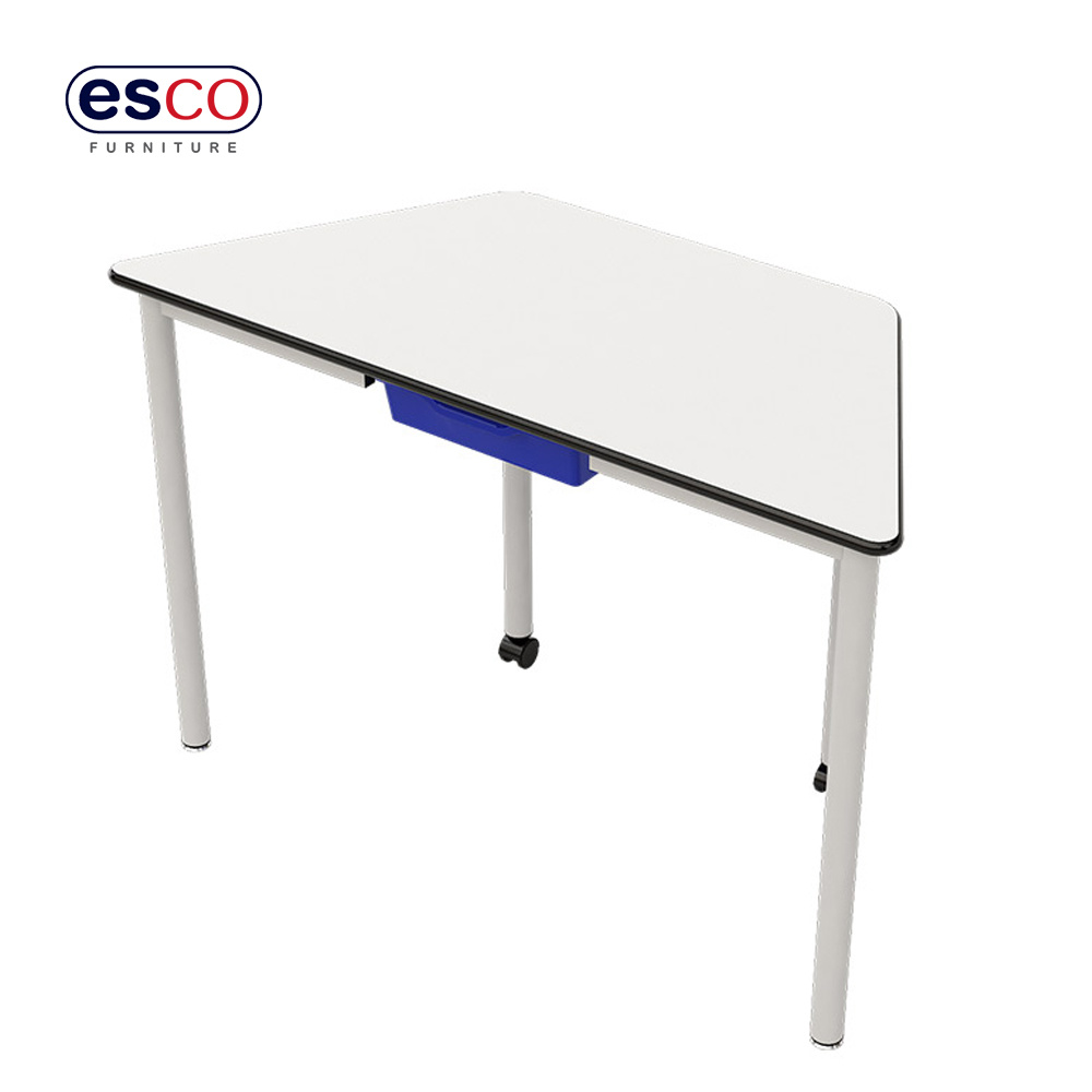 Trapezoid student desks