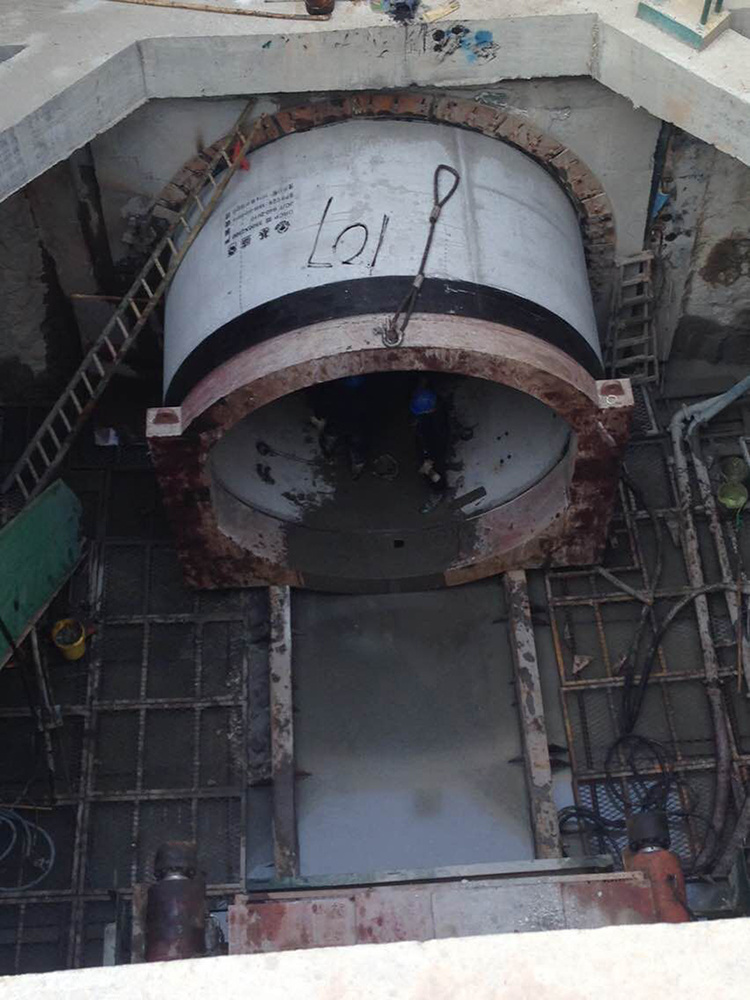 廣東佛山三山110kv220KV電纜迀改工程3米5電力隧道現(xiàn)場(chǎng)施工圖