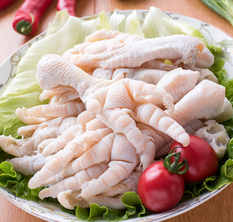 Boneless chicken feet