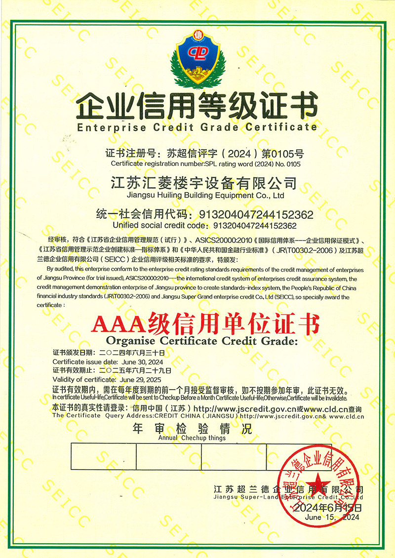 AAA grade credit unit certificate AAA grade credit unit certificate