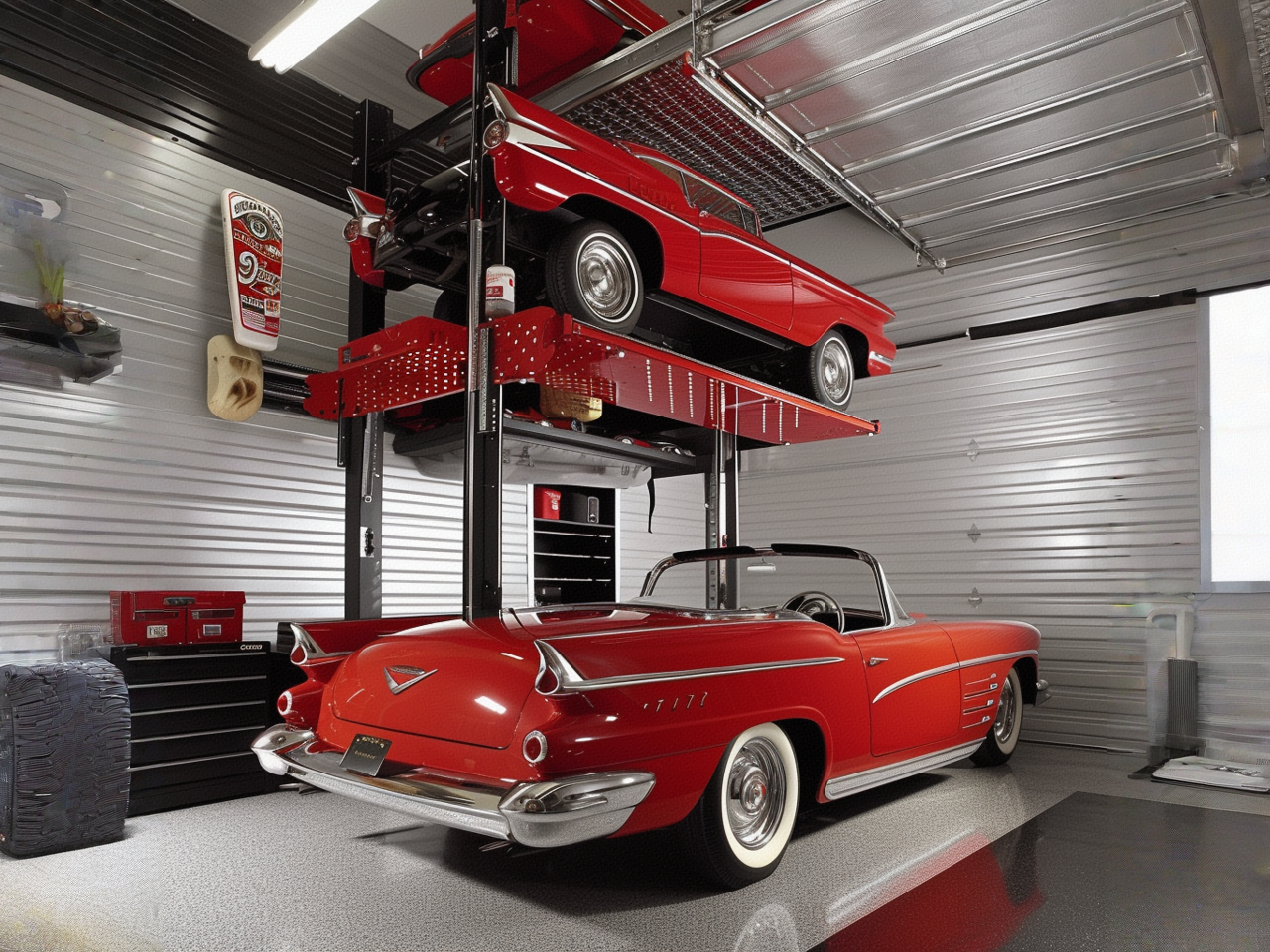Side Moving No-Evasion Intelligent Stereo Garage